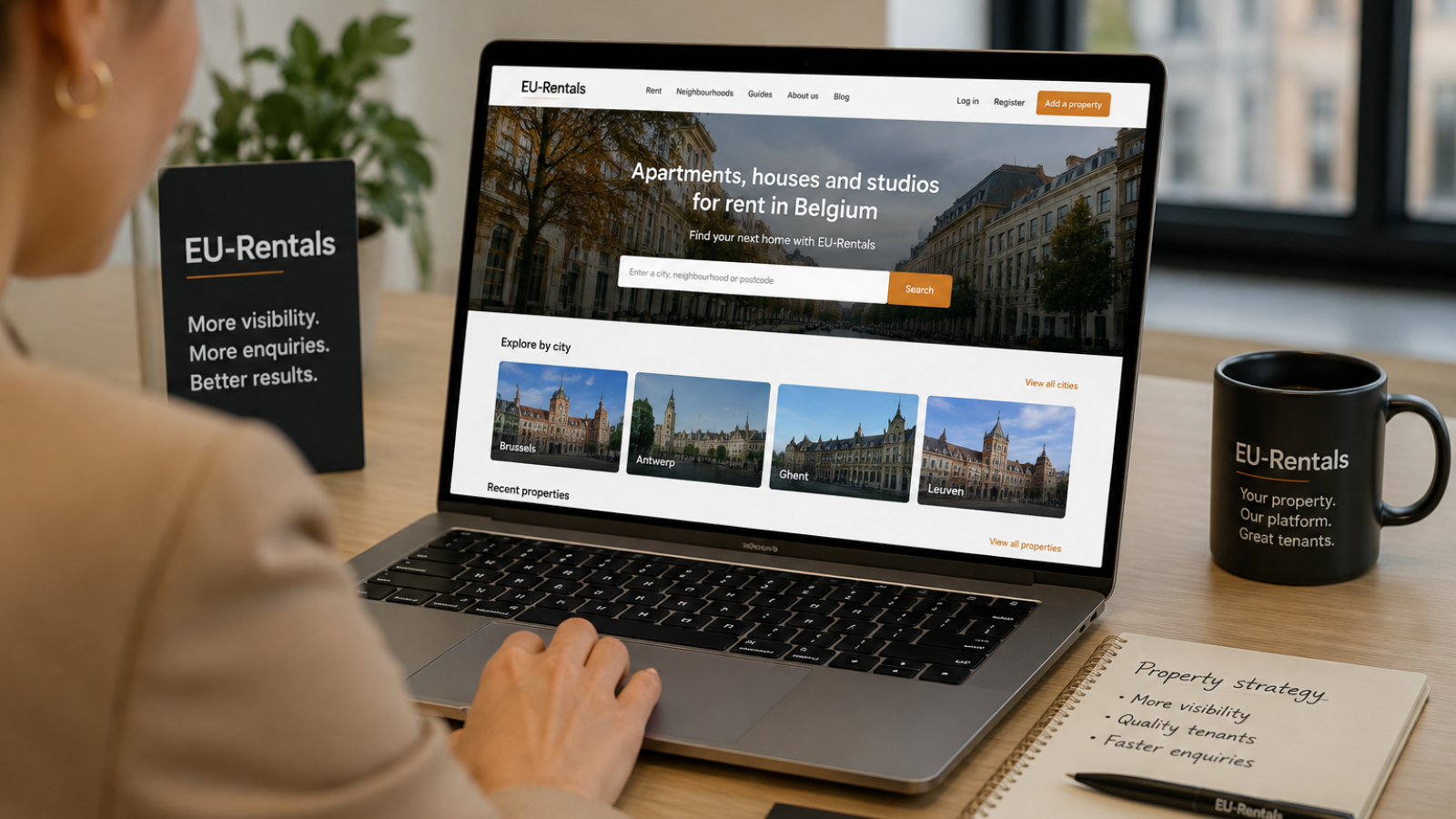 EU-Rentals automatically translates your listing when you create it, and the translations are saved with your property