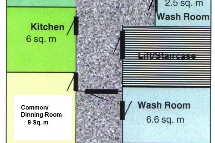 Site 1: Floor plan 